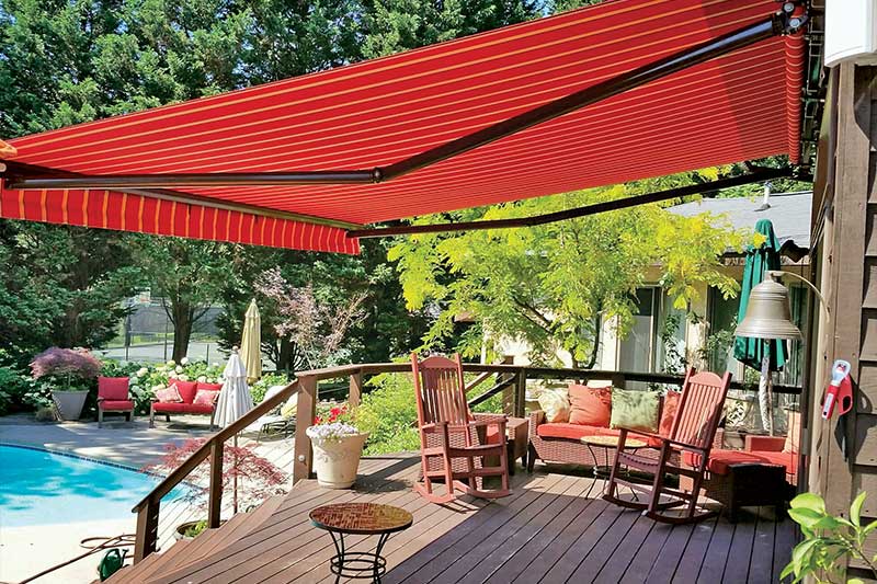 Shade Solutions in Gaines, MI | Golden Needle Awning, LLC
